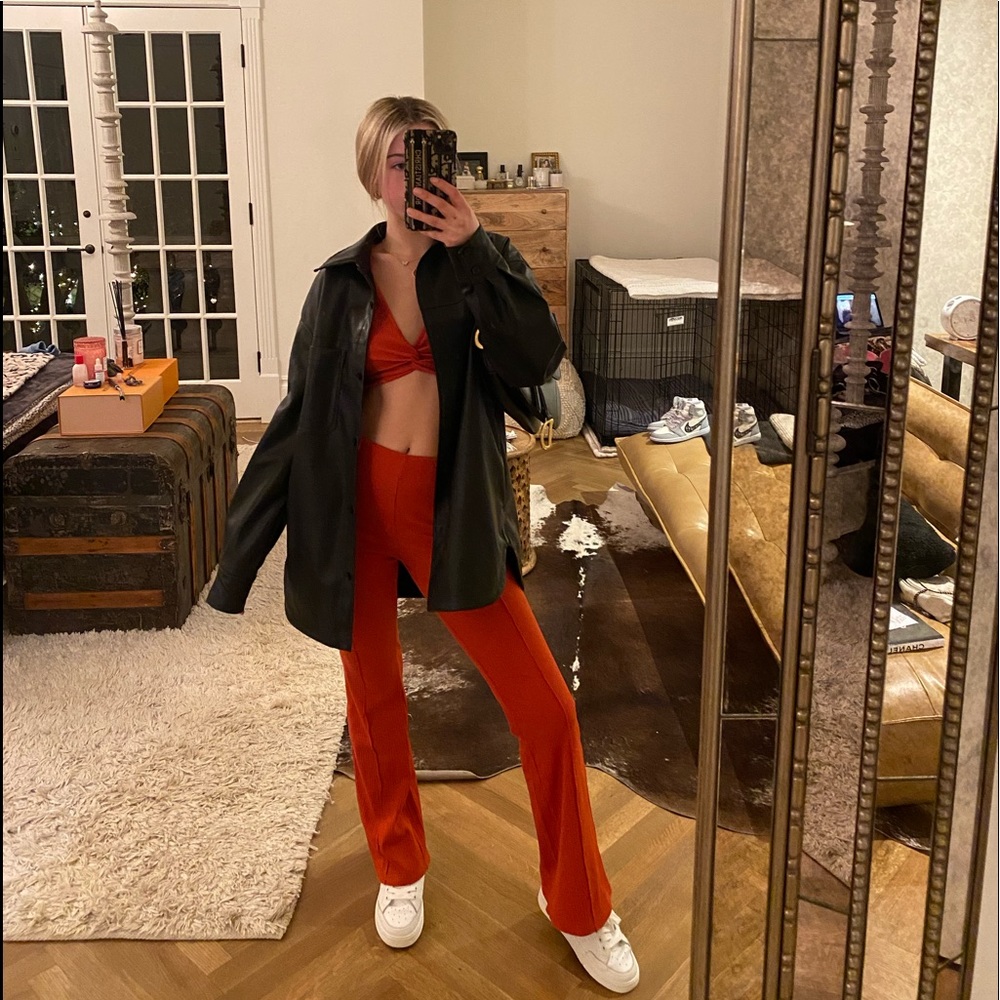 Orange twist top and bottoms set🧡 - Picture 1 of 2